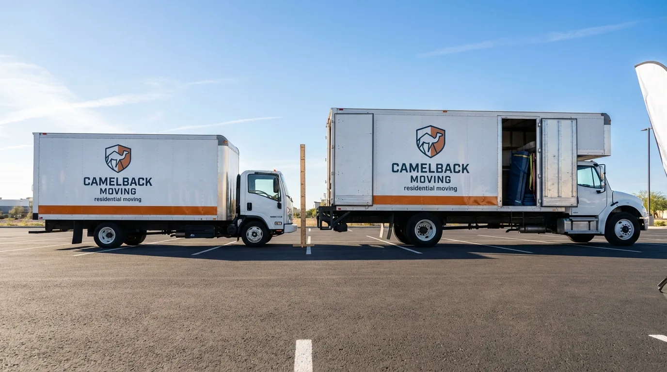 Moving truck size capacity guide in East Palestine